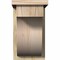 Ekena Millwork Del Monte Rough Sawn Corbel w/Backplate, Douglas Fir, 8"W x 14"D x 14"H COR08X14X14DEL01RDF - alternate 2